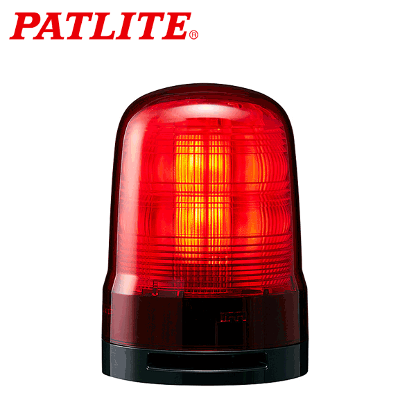 【在庫あり/送料無料】パトライト SF10-M2KTB-R 赤 AC100-240V モータレス回転灯 SFシリーズ φ100 @