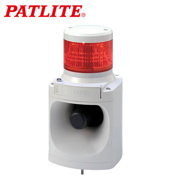 【在庫あり/送料無料】パトライト LKEH-120FA-R 赤 AC220V 1段式 LED積層信号灯付き電子音報知器 100Φ @