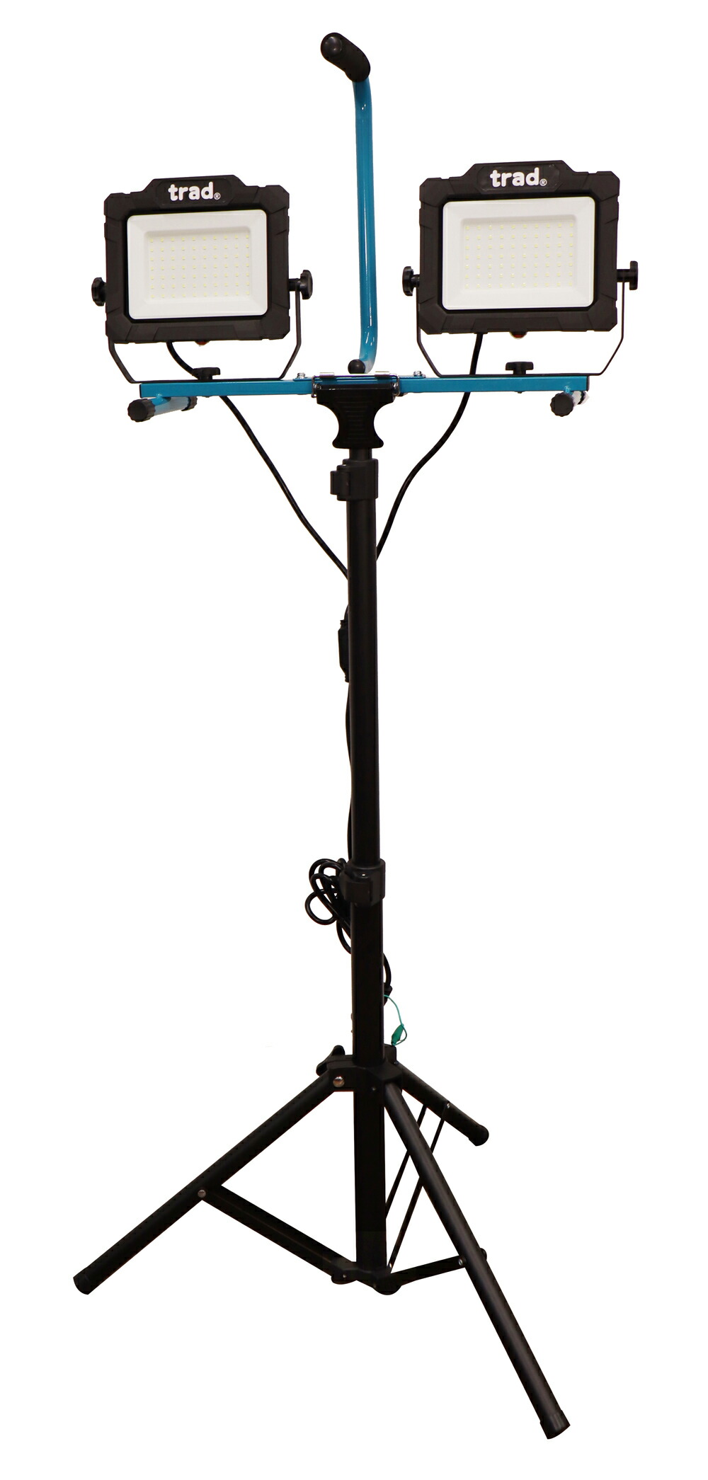 【送料無料】trad 三共コーポレーション TUL-502W 三脚式LED薄型投光器 50W×2灯 10000lm TUL502W【333512】