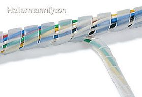 【在庫あり/送料無料】ヘラマンタイトン TS-15 スパイラルチューブ 乳白 標準 50m巻 ケーブル保護 配線固定 @