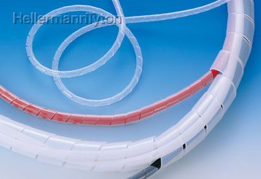【送料無料】ヘラマンタイトン TS-6N スパイラルチューブ 乳白 耐熱 100m巻 ケーブル保護 配線固定｜スマイル本舗　店