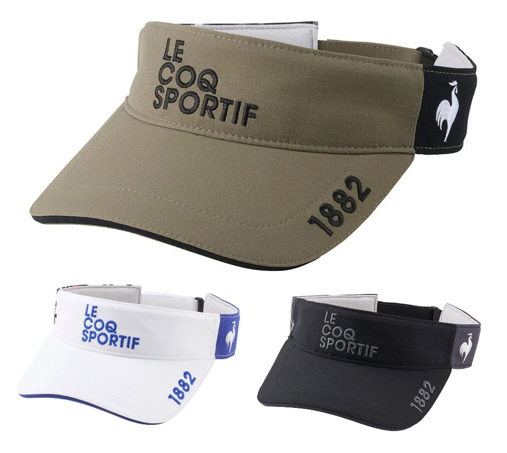美品！ルコック　上下セット　バイザーおまけ付き le coq sportif GOLF ルコックスポルティフ ゴルフ ゴルフウェア