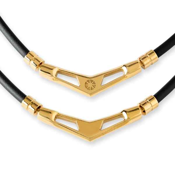 BANDEL V1 ブイワン Black×Gold 磁気ネックレス|ナデシコの森