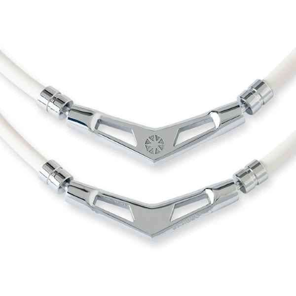 BANDEL V1 ブイワン White×Silver 磁気ネックレス|ナデシコの森