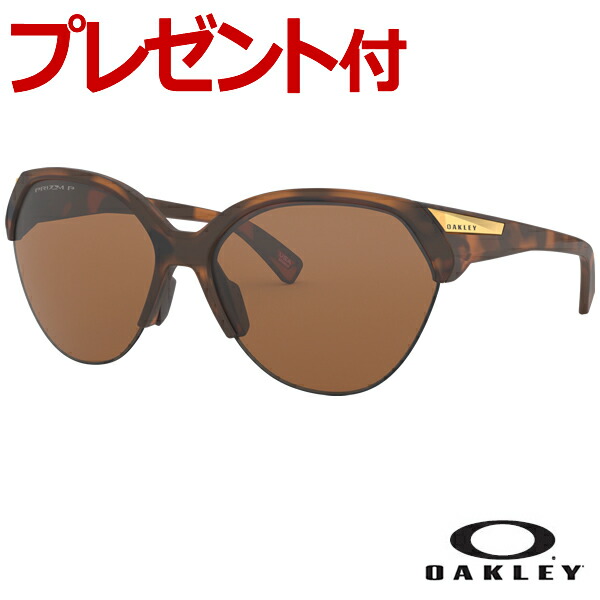 【マスクプレゼント】【【保証書付】オークリー　サングラス　OAKLEY　オークリー　トレイリングポイント　レディース　（スタンダード）(Standard)　Matte Brown Tortoise★Prizm Tungsten Polarized　OO9447-0565　TRAILING POINT 【oaksn21m1】 【25セール】