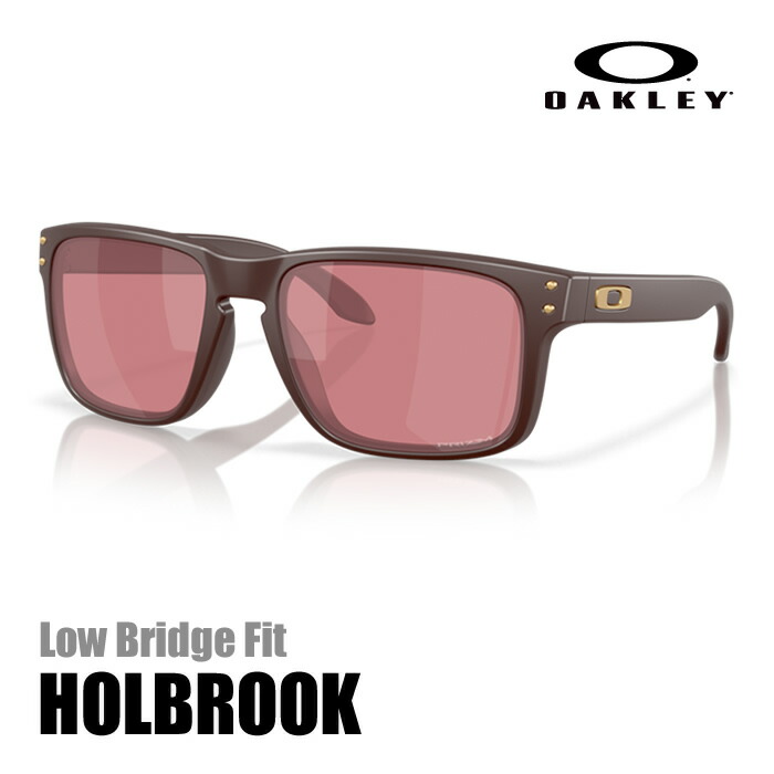 【マスクプレゼント】オークリー サングラス　ホルブルック （ローブリッジフィット）　MATTE GRENACHE★PRIZM DARK GOLF　OO9244-7756　OAKLEY HOLBROOK (A) 【oaksn24n2】【oaksn25n1】【25セール】画像