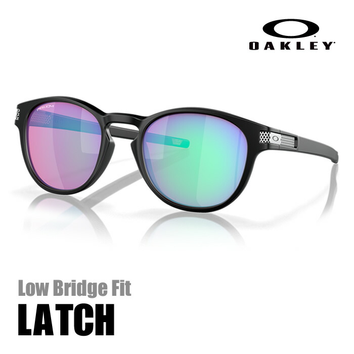 【マスクプレゼント】オークリー　サングラス　OAKLEY　ラッチ　（ローブリッジフィット）　MATTE BLACK★PRIZM GOLF　OO9349-5353　OAKLEY LATCH (A) 【oaksn24n1】｜ナデシコの森 14,630円