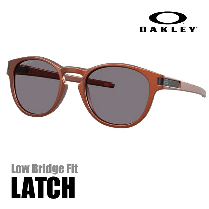 【マスクプレゼント】オークリー サングラス ラッチ（ローブリッジフィット）　 FIRE ORANGE★PRIZM GREY POLARIZED　OO9349-5753　OAKLEY LATCH (A)　FORGE COLLECTION　【ゴルフ】　【oaksn25n1】