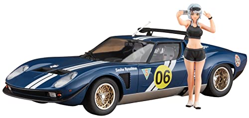 ハセガワ 1/24 ランボルギーニ イオタ SVR サーシャ・イリユーシナ w/フィギュア プラモデル SP556 送料無料