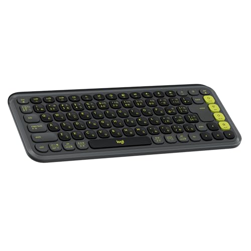 ロジクール POP ICON KEYS ワイヤレス キーボード K680GR 薄型 静かなタイピング Bluetooth Logi Bo 送料無料