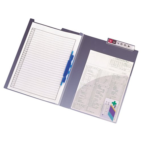 リヒトラブ カルテフォルダー A4 50枚入 青 HK738-8 送料無料|SmileMix