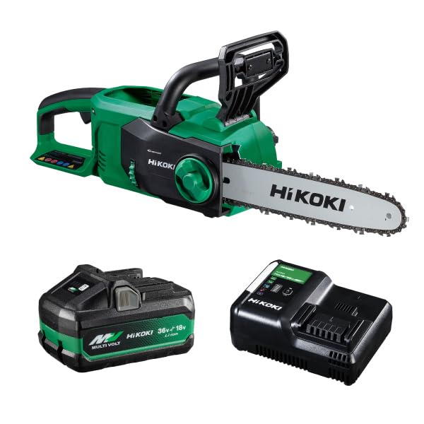 HiKOKI(ハイコーキ) 36V 充電式 チェンソー CS3630DB ガイドバー300mm ツールレスソーチェン交換 新型蓄電池1個 送料無料