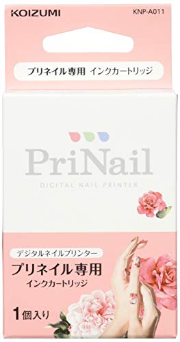 コイズミ デジタルネイルプリンター プリネイル ピンク KNP-N800/P コイズミ、爪に直接プリントできるネイルプリンター「PriNail
