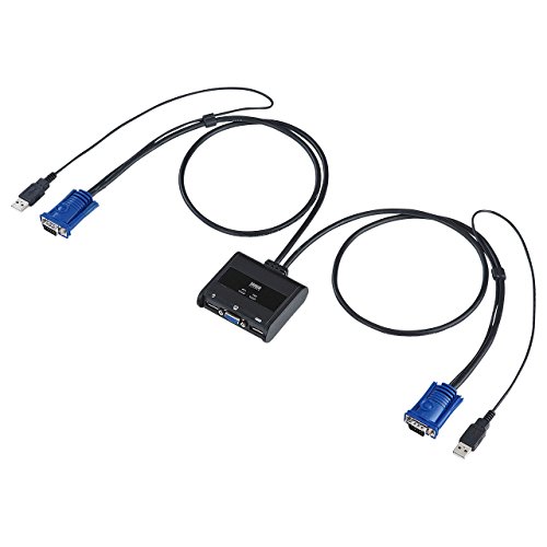 サンワサプライ(Sanwa Supply) パソコン自動切替器(2:1) SW-KVM2UUN 送料無料
