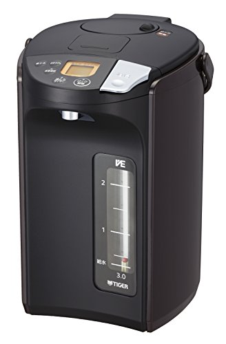 タイガー魔法瓶(TIGER) 電気ポット 蒸気レス VE 電気 まほうびん とく子さん 3.0L ブラウン PIS-A300-T 送料無料