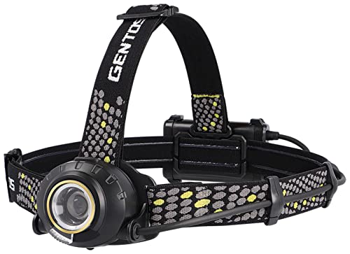 GENTOS(ジェントス) LED ヘッドライト USB充電式 【明るさ600ルーメン/実用点灯8時間/後部認識灯】 専用充電池または単 送料無料｜SmileMix