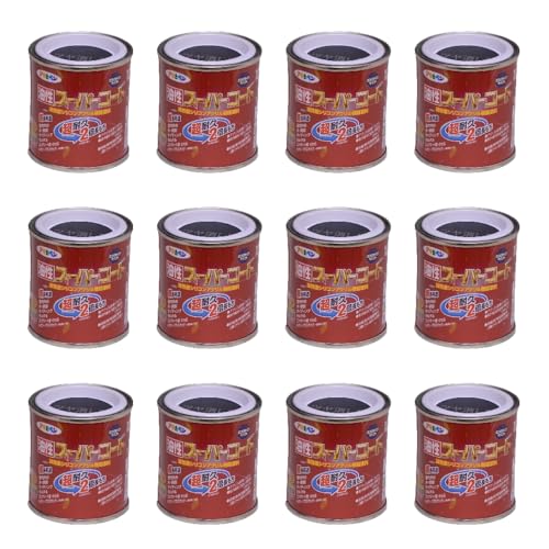 アサヒペン 油性百貨店厚地の外套 1/12L ツヤ消し黒 ×12個 貨物輸送無料