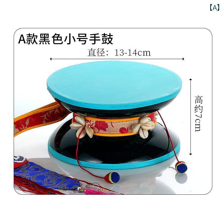 【送料無料】民族楽器 太鼓 ネパール ダマル 振鼓 刺繍 装飾 瞑想 ソゴ 伝統工芸 民芸品 織布 羊革 舞踏 小道具 パフォーマンス 演奏