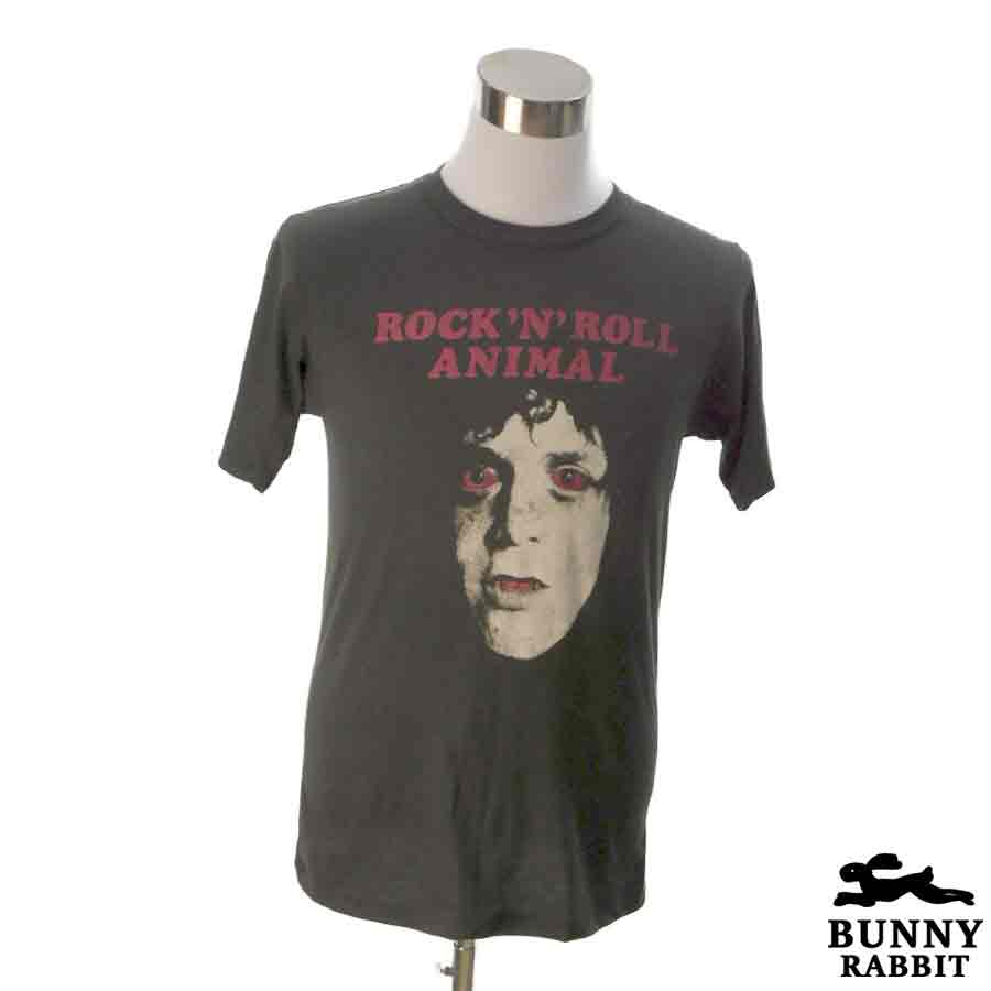 楽天市場】デザインTシャツ BUNNY RABBIT Lou Reed ルー・リード ビンテージ風 ロック バンド フェス 黒 ブラック : ＤＶＤ卸  スマイルワン楽天市場店