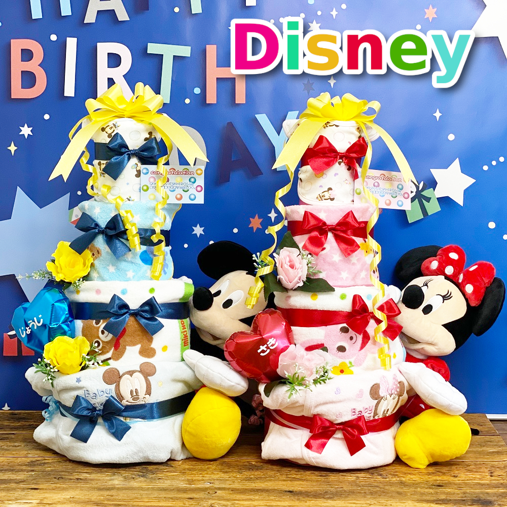 ベビータオル ミニー 赤ちゃん用品 高級品質 男の子 パンパース Disney パンパース タオル付 プレゼント スマイルポップ ベビータオル ベビー用品 スタイ ロンパース オムツケーキ 名入り おむつケーキmikihouse ギフト ベビースタイ 赤ちゃん用品 送料無料 出産祝い