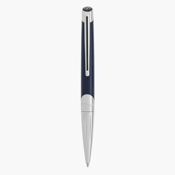 取寄品 正規品 STデュポン 405736 D?FI MILLENIUM デフィ ミレニアム ボールペン シルバー＆ブルー 送料無料｜腕時計アパレル雑貨小物のＳＰ