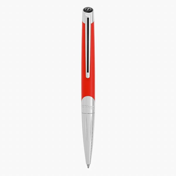 取寄品 正規品 STデュポン 405739 D?FI MILLENIUM デフィ ミレニアム ボールペン シルバー＆マットレッド 送料無料