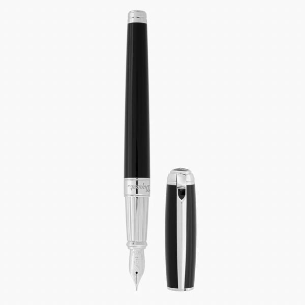 取寄品 定め事品 STデュポン 410100L LINE D LARGE 伝達ルートD 筆 ラージ 黒いこと漆＆パラディウム 貨物輸送無料