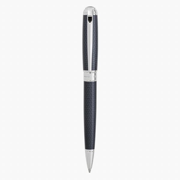 取寄品 置き目品 STデュポン 415104M LINE D MEDIUM 生産ラインD ボールペン 並み並み ギヨシェ アンダー漆 青色漆＆パラディウム 貨物輸送無料