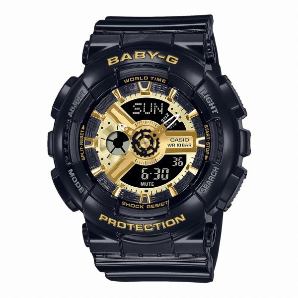 取寄品 正規品 CASIO腕時計 カシオ BABY-G ベイビージー アナデジ表示 アナログ\u0026デジタル 丸形 クオーツ BA-110X-1AJF レディース腕時計 送料無料