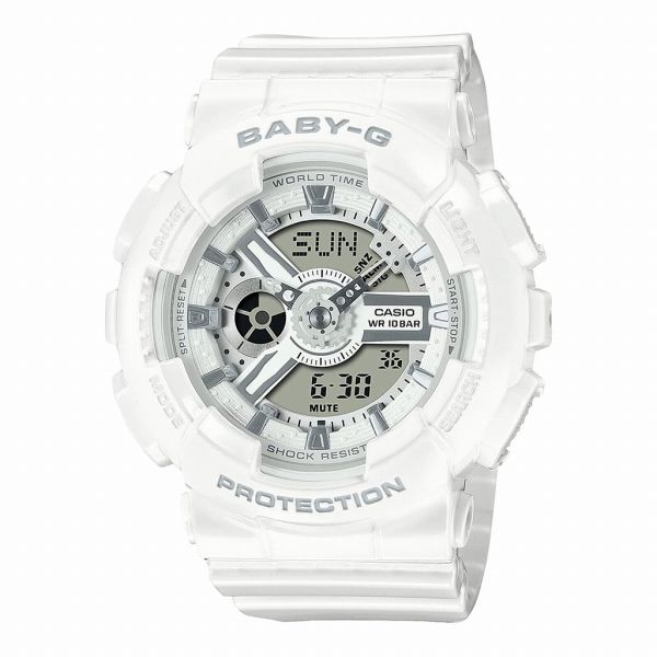 取寄品 正規品 CASIO腕時計 カシオ BABY-G ベイビージー アナデジ表示 アナログ\u0026デジタル 丸形 クオーツ BA-110X-7A3JF レディース腕時計 送料無料