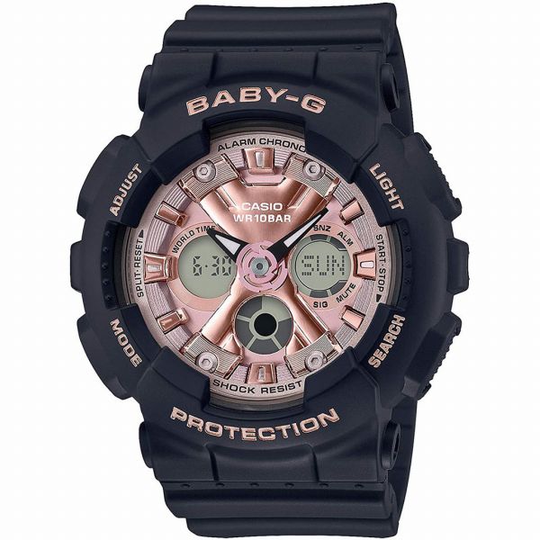 取寄品 正規品 CASIO腕時計 カシオ BABY-G ベイビージー アナデジ アナログ\u0026デジタル 丸形 BA-130-1A4JF 人気モデル レディース腕時計 送料無料