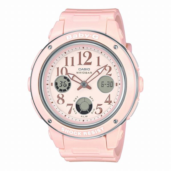取寄品 正規品 CASIO腕時計 カシオ BABY-G ベイビージー アナデジ表示 アナログ&デジタル 丸形 クオーツ BGA-150EF-4BJF レディース腕時計 送料無料 9,089円