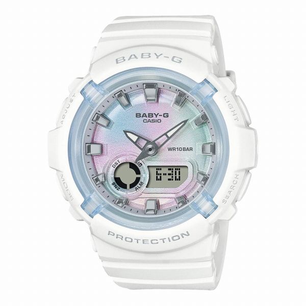 取寄品 正規品 CASIO腕時計 カシオ BABY-G ベイビージー アナデジ表示 アナログ&デジタル 丸形 クオーツ BGA-280-7AJF レディース腕時計 送料無料