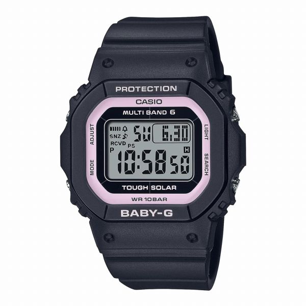 取寄品 正規品 CASIO腕時計 カシオ BABY-G ベイビージー デジタル表示 長方形 ソーラー 10気圧防水 BGD-5650-1BJF レディース腕時計 送料無料