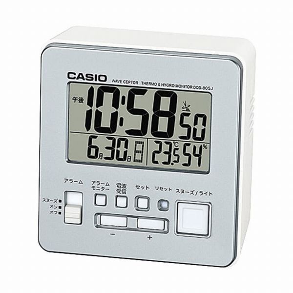 カシオ デジタル 電波時計 DQD-80J-8JF 楽天市場】時計 置き時計 カシオ CASIO 電波時計 電波 DQD-80J-8JF