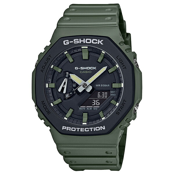 取寄品 置き目品 CASIOウオッチ カシオ G-SHOCK ジーショック アナデジ アナログ\u0026デジタル GA-2110SU-3AJF 一般受け模範例 メンズウオッチ 貨物輸送無料