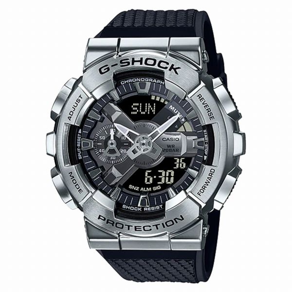 取寄品 正規品 CASIO腕時計 カシオ G-SHOCK ジーショック アナデジ アナログ&デジタル 丸形 GM-110-1AJF 人気モデル メンズ腕時計 送料無料