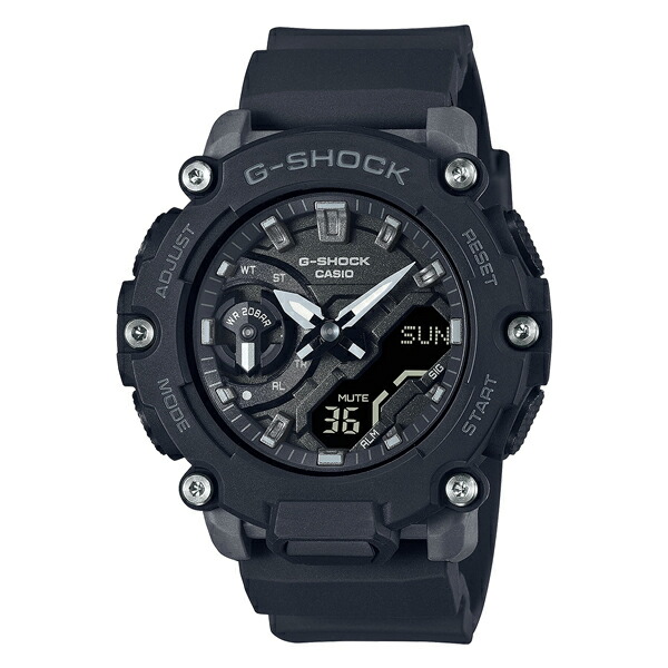 取寄品 置き目品 CASIOウオッチ カシオ G-SHOCK ジーショック アナデジ アナログ\u0026デジタル 丸形 GMA-S2200-1AJF 一般受け模範例 メンズウオッチ 貨物輸送無料