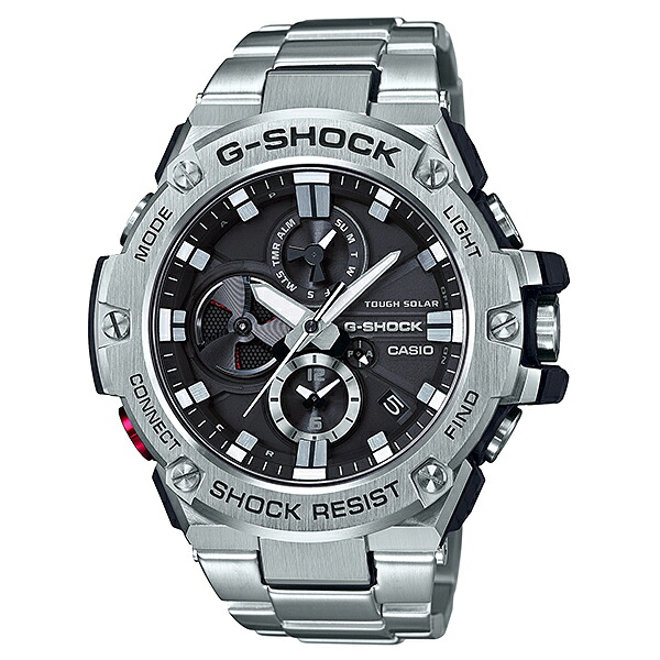 取寄品 正規品 CASIO腕時計 カシオ G-SHOCK ジーショック アナログ表示 ソーラー 丸形 GST-B100D-1AJF 人気モデル メンズ腕時計 送料無料|腕時計アパレル雑貨小物のSP