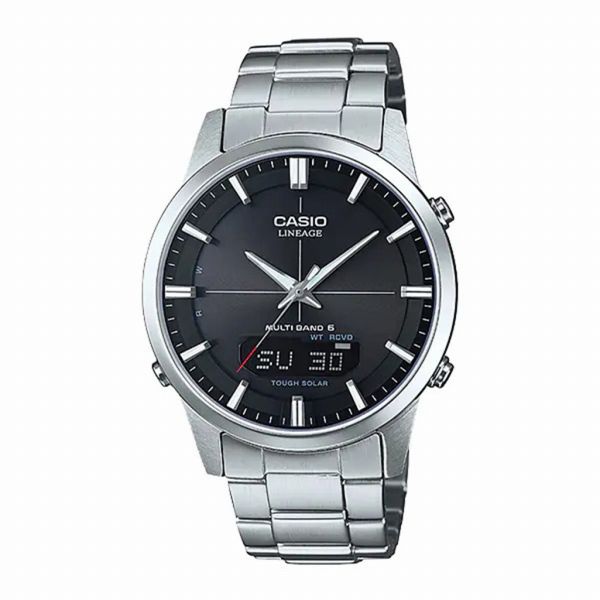 取寄品 正規品 CASIO腕時計 カシオ LINEAGE リニエージ アナデジ表示 ソーラー 丸形 アナログ&デジタル カレンダー LCW-M170D-1AJF 人気モデル メンズ腕時計 送料無料