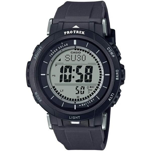 取寄品 正規品 CASIO腕時計 カシオ PRO TREK プロトレック デジタル表示 アウトドア ソーラー 丸形 PRG-30-1JF 人気モデル メンズ腕時計 送料無料