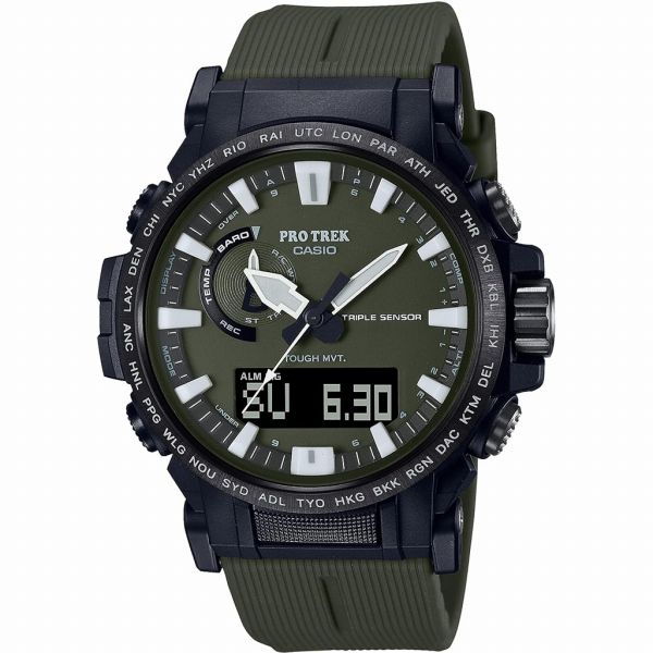 ✨美品✨ CASIO PROTREK PRG-110C 希少カラー イエロー Casio ProTrek PRG-110C Yellow Watch, Rare Color, Good