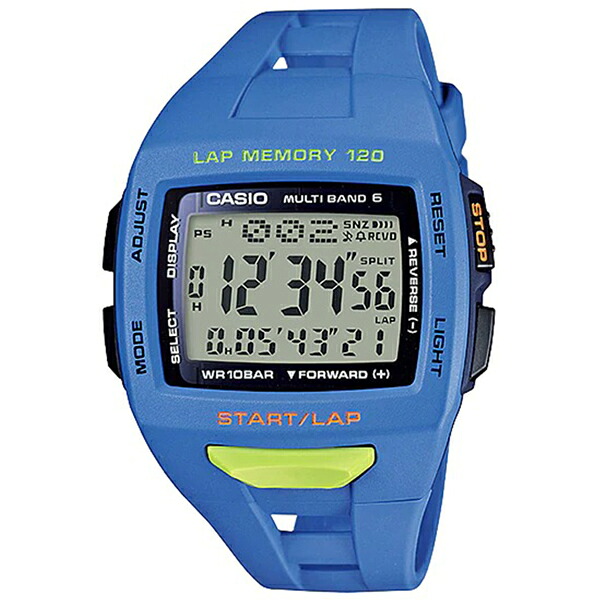 取寄品 正規品 CASIO腕時計 カシオ SPORTS デジタル表示 長方形 カレンダー タフソーラー 10気圧防水 STW-1000-2J メンズ腕時計 送料無料｜腕時計アパレル雑貨小物のＳＰ