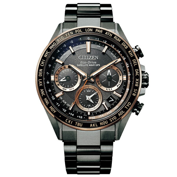 取寄品 置き目品 CITIZEN シチズン アテッサ CC4016-67E ATTESA ACT Line 黒いことチタン続きもの メンズウオッチ 貨物輸送無料