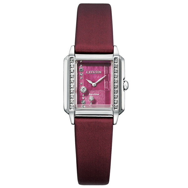 取寄品 置き目品 CITIZEN シチズン シチズンエル EG7061-15W SQUARE Collection CITIZEN JOUNETSU COLLECTION レクタングラーフェイス レディースウォッチ 貨物輸送無料