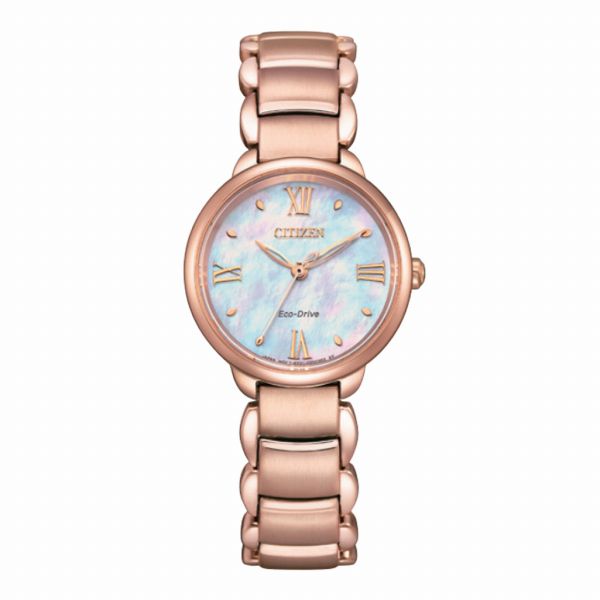 取寄品 置き目品 CITIZEN シチズン シチズンエル EM0928-84D ROUND Collection 奥ゆかしい ダリア レディースウォッチ 貨物輸送無料