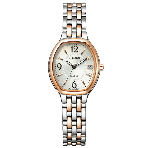 取寄品 正規品 CITIZEN シチズン エクシード EW2434-56A EXCEED 光発電エコ・ドライブ トノーフェイス レディース腕時計 送料無料｜腕時計アパレル雑貨小物のＳＰ