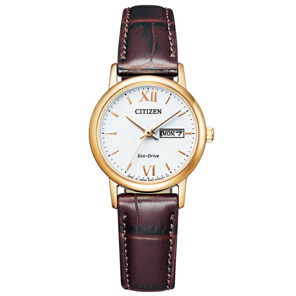 取寄品 定め事品 CITIZEN シチズン シチズン寄せあわせ EW3252-07A COLLECTION ラウンド人間の顔 ペアウォッチ レディースウオッチ 貨物輸送無料