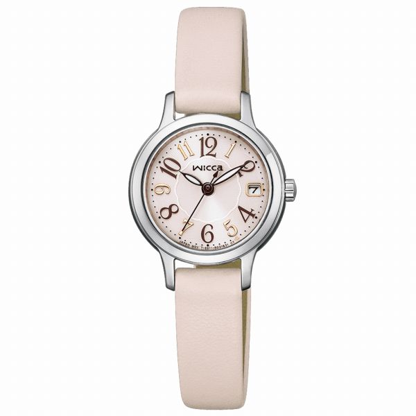 取寄品 正規品 CITIZEN シチズン ウィッカ KH4-912-90 wicca ラウンドフェイス 日付カレンダー レディース腕時計 送料無料