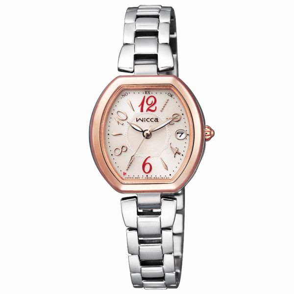 取寄品 正規品 CITIZEN シチズン ウィッカ KL0-731-91 wicca トノーフェイス 日付カレンダー レディース腕時計 送料無料